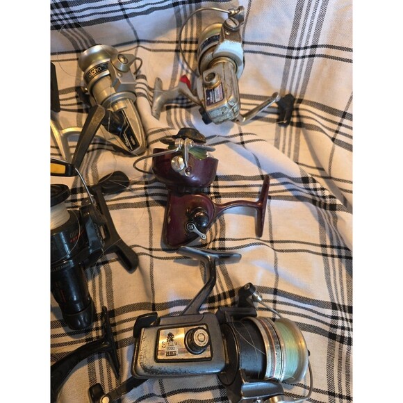 Vintage Fishing Reel Lot Of 12- Zebco 7020 Shakespeare Heddon‎ JC Higgins Ryobi - Picture 3 of 6